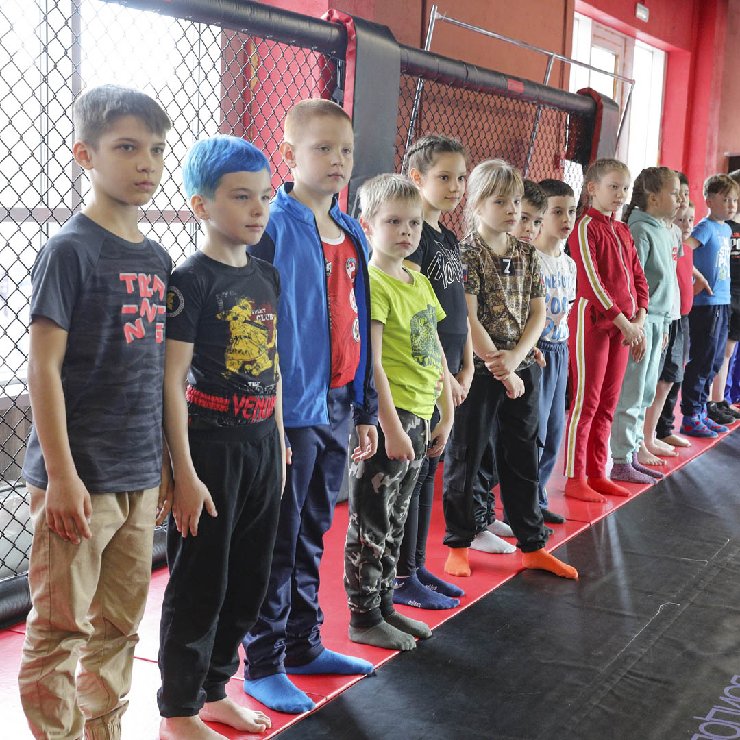 Детский турнир по единоборствам в поддержку российских военнослужащих